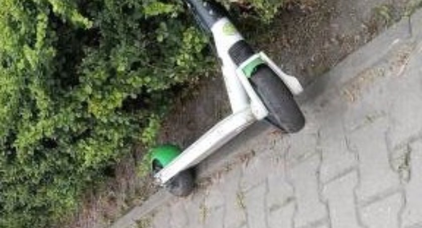 Bardzo droga jazda hulajnogą w Suchedniowie