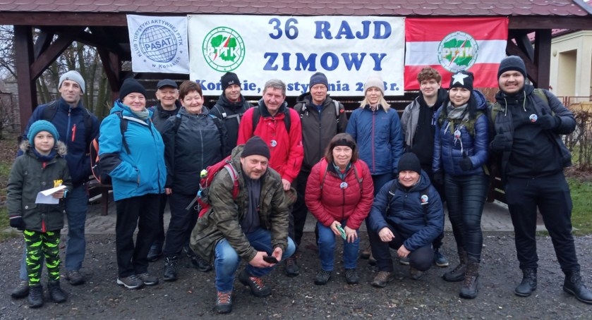 Rajd Zimowy. Turyści dopisali, zima zawiodła