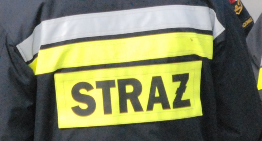 Pożar na terenie powiatu skarżyskiego. Podpalacz w akcji