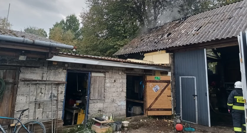 Pożar w Lipowym Polu Plebańskim. Skarżyscy strażacy ratowali mienie