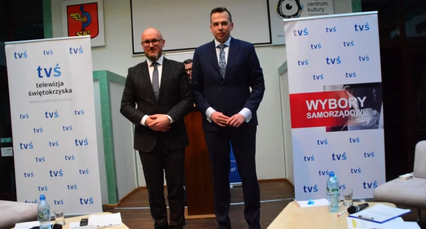 Decydujące starcie przed drugą turą wyborów w Skarżysku. Arkadiusz Bogucki kontra Adam Ciok
