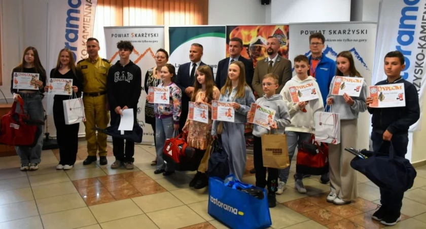 Ogólnopolski Turniej Wiedzy Pożarniczej w powiecie skarżyskim rozstrzygnięty
