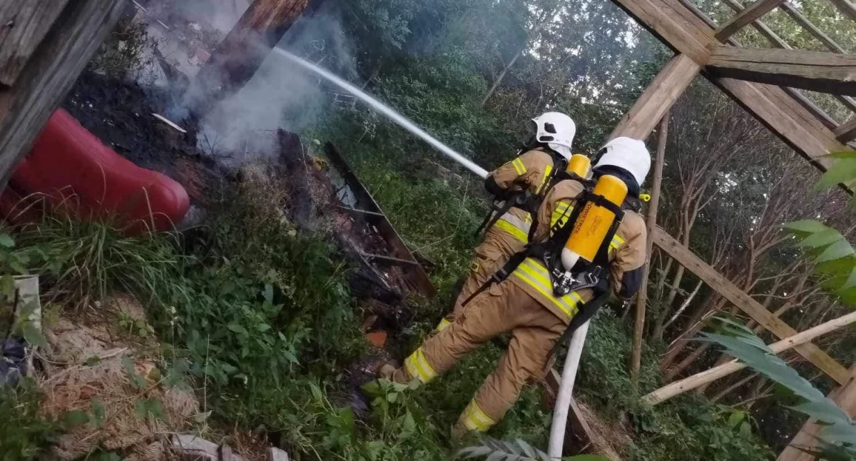 Pracowita sobota strażaków z powiatu skarżyskiego. Miał być pożar stodoły...