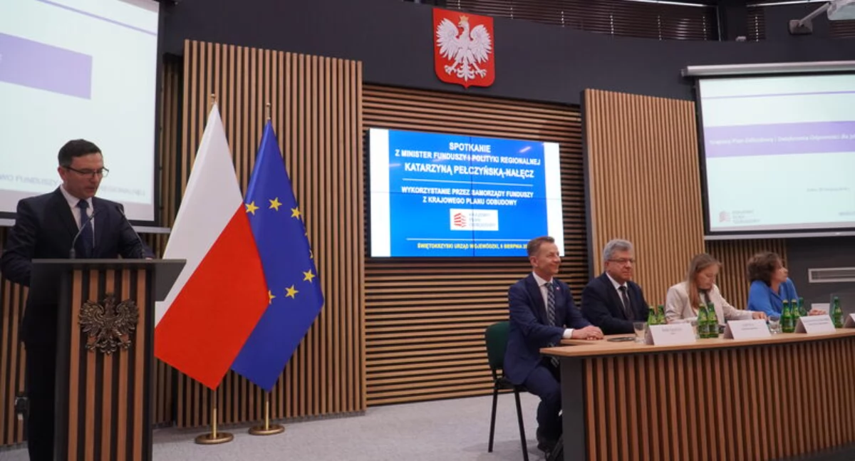O Krajowym Planie Odbudowy na spotkaniu Minister Funduszy i Polityki Regionalnej ze świętokrzyskimi samorządowcami