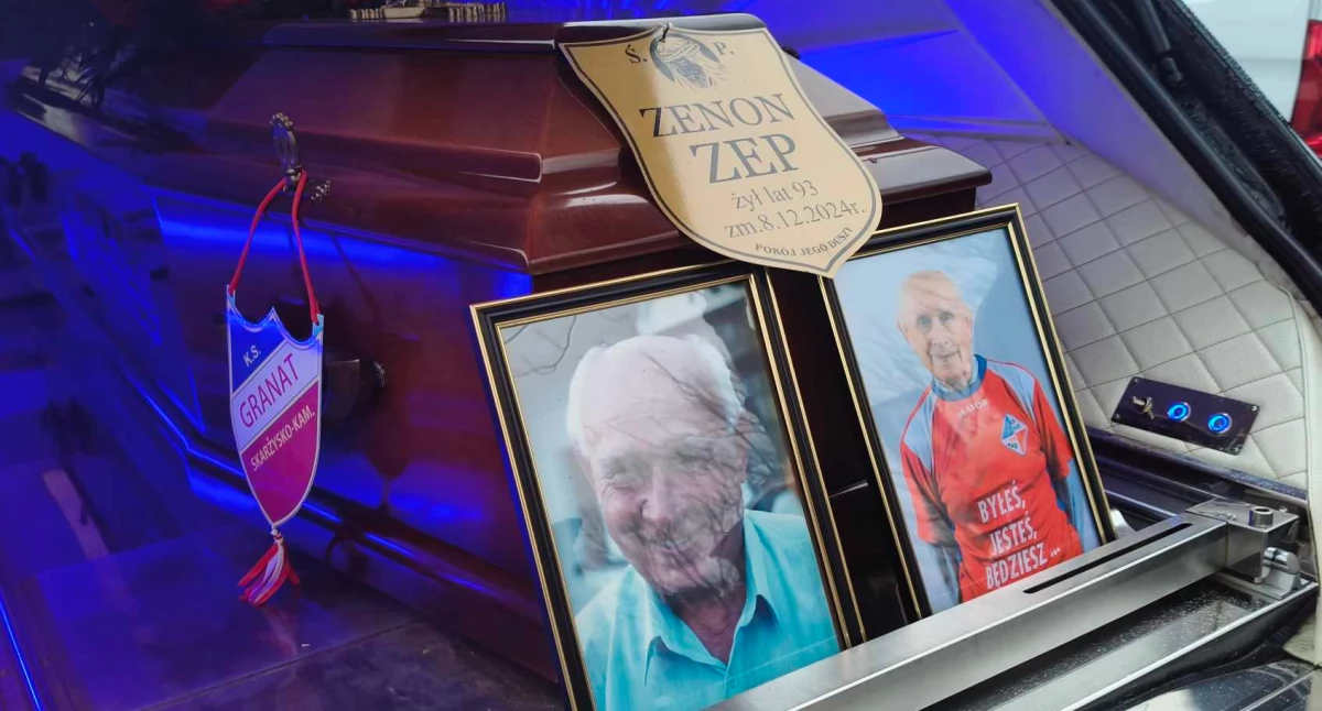 Ostatnia droga legendy Granatu Skarżysko. Zenon Zep spoczął na cmentarzu w Wąchocku 