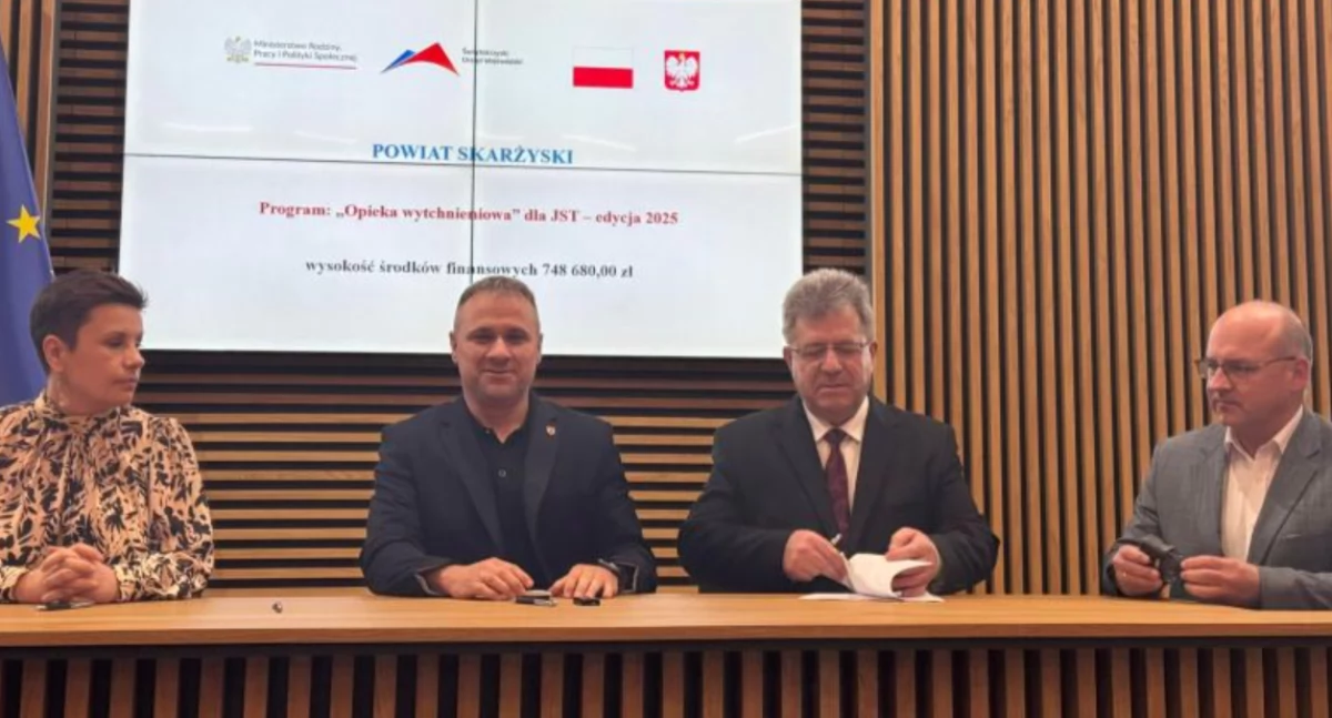 748 tysięcy złotych pozyskał Powiat Skarżyski na opiekę wytchnieniową