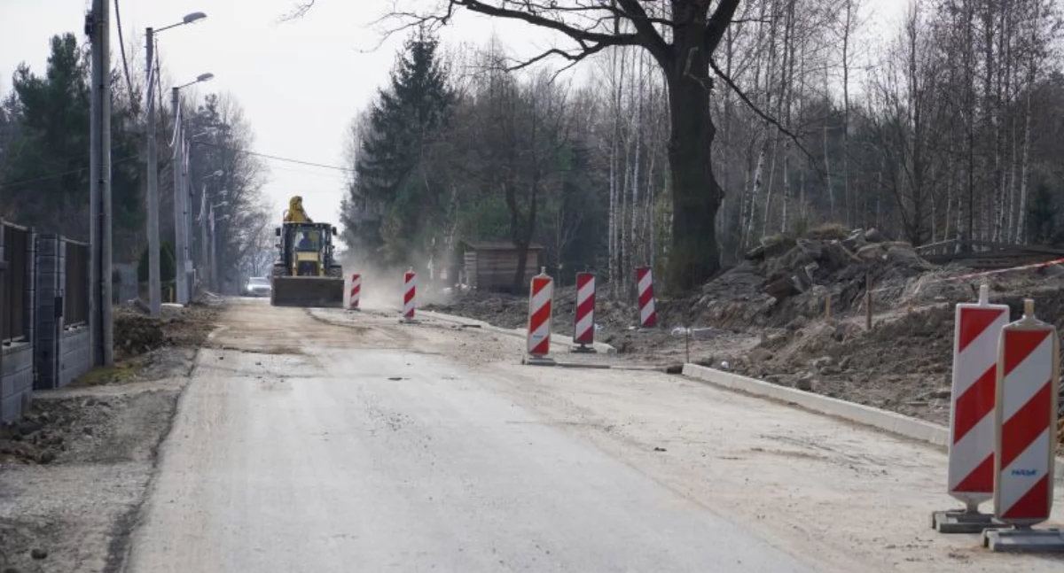 Trwa rozbudowa drogi powiatowej Brzeście - Zagórze w Gminie Bliżyn