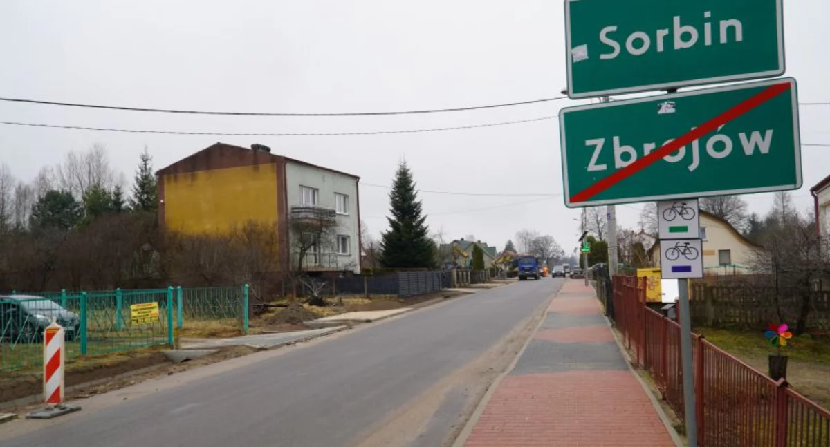 Zaawansowane prace przy budowie drogi powiatowej w Sorbinie