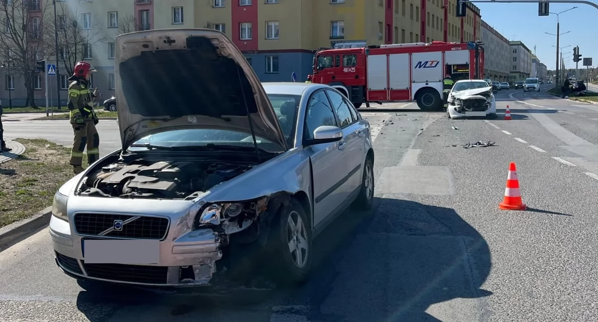 Kolizja na ulicy Piłsudskiego w Skarżysku-Kamiennej. Wymusił pierwszeństwo przejazdu