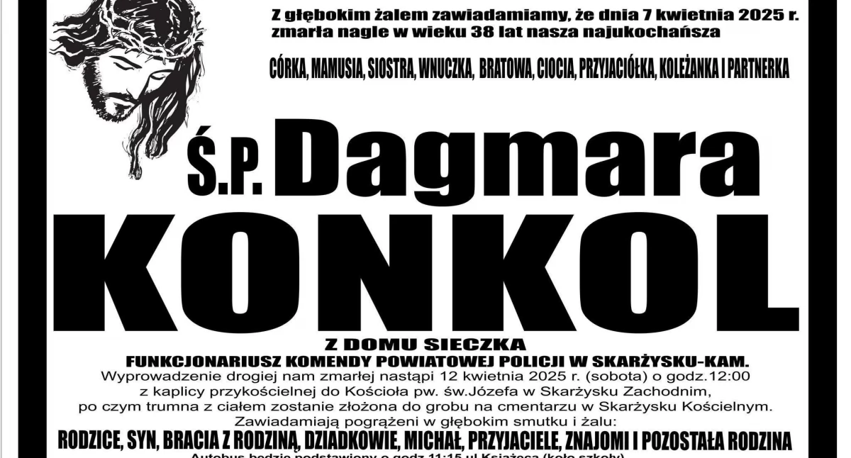 Skarżyska policja w żałobie. Zmarła st.asp. Dagmara Konkol