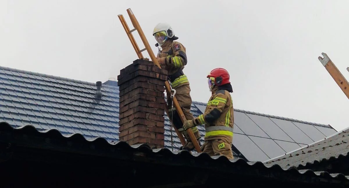 Pożary sadzy i wypalanie traw na terenie powiatu skarżyskiego. Pracowity tydzień strażaków w regionie