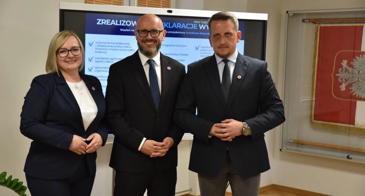 Rok zmian w Skarżysku-Kamiennej. Prezydent Bogucki podsumowuje pierwsze 12 miesięcy kadencji
