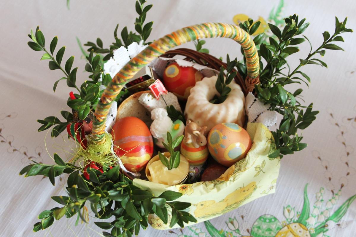 Święconka, pisanki - pokaż swój koszyczek