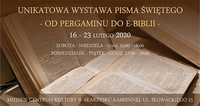 Unikatowa wystawa Pisma Świętego