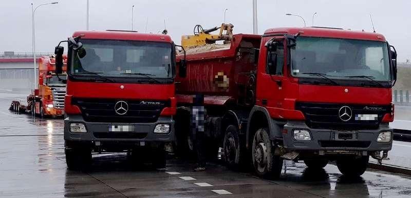 Taki ciężar jechał do Skarżyska...
