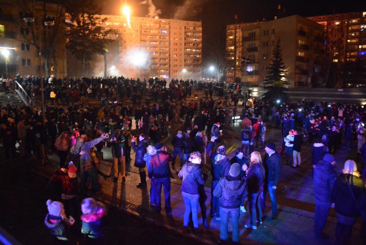 Skarżyszczanie tłumnie przywitali nowy 2020 rok