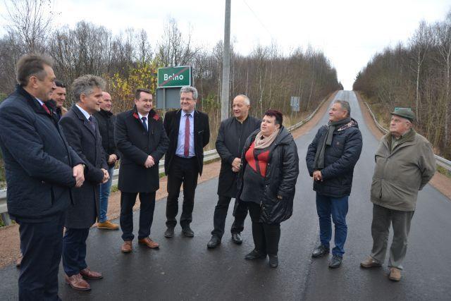 Nowa droga na granicy powiatów