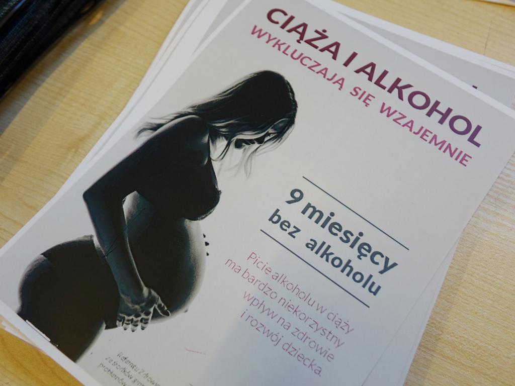 Kampania edukacyjna „Ciąża bez alkoholu” w Skarżysku