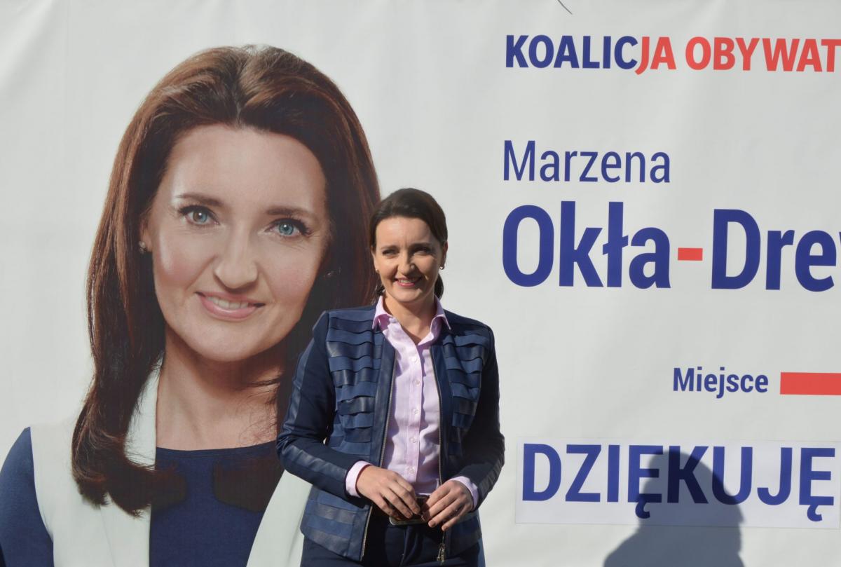 Marzena Okła-Drewnowicz podziękowała wyborcom