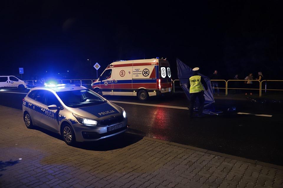 Śmiertelne potrącenie na drodze krajowej 42 w Skarżysku