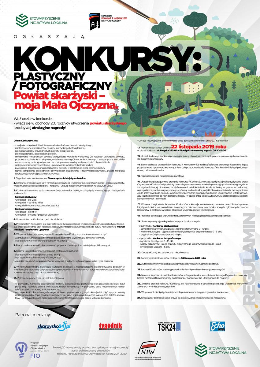 Weź udział w konkursie plastycznym lub fotograficznym, zdobądź atrakcyjne nagrody!