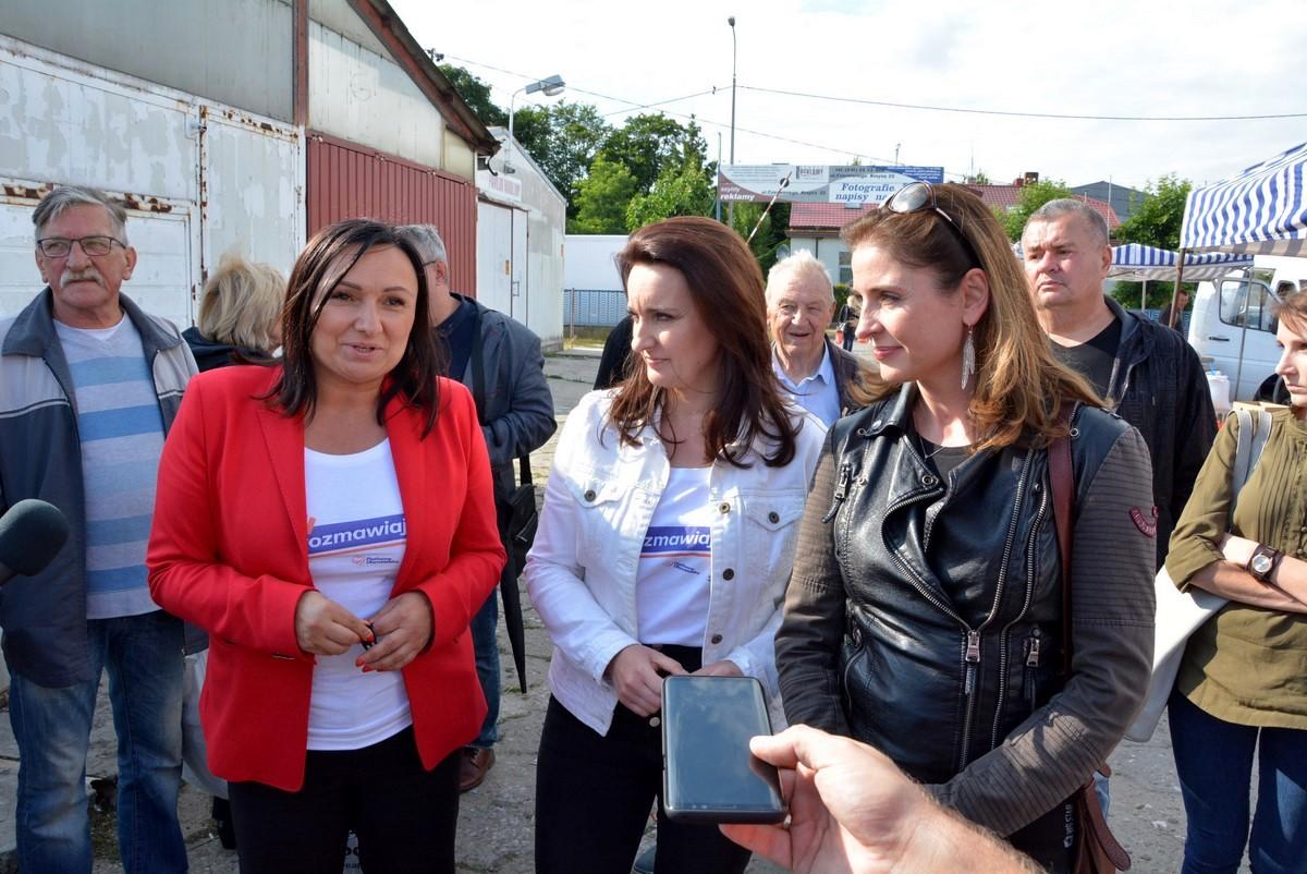 #POrozmawiali na targowisku miejskim w Skarżysku