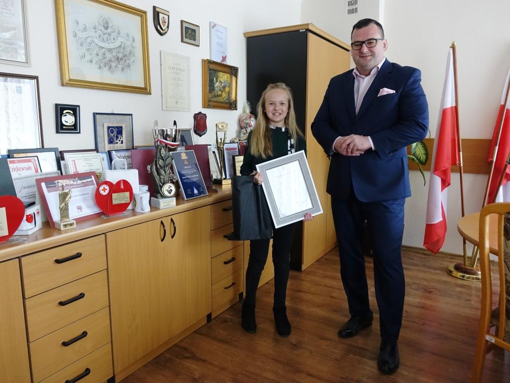 Nasza Natalia z gratulacjami od prezydenta