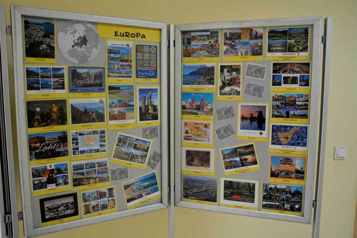 Pocztówki z całego świata w Bibliotece Pedagogicznej