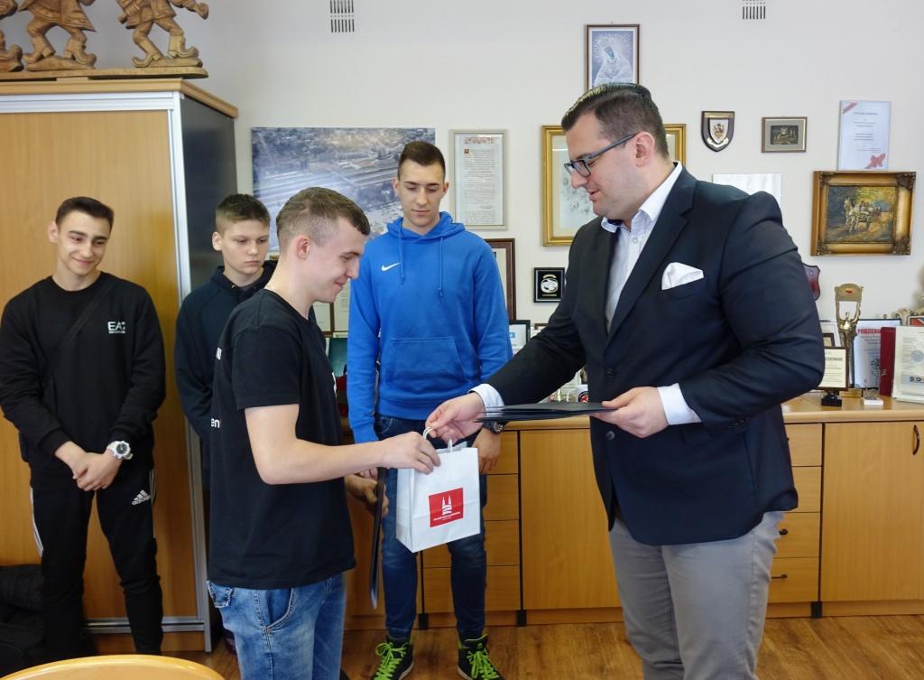 Podziękowania dla klubu bokserskiego