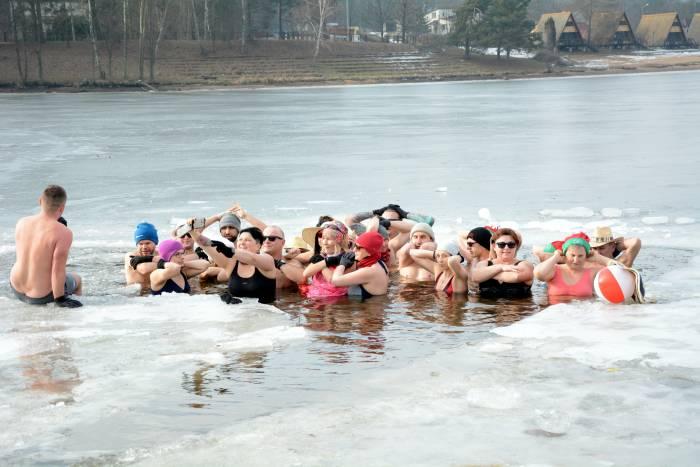 Plażowanie w środku zimy