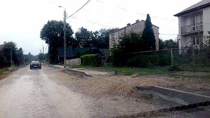 Trwa przebudowa ulicy Zagórskiej