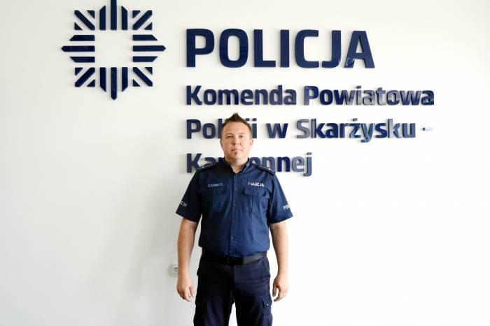 Jarosław Gwóźdź nowym Oficerem Prasowym skarżyskiej Policji