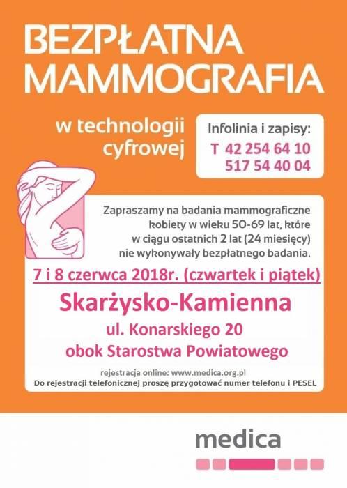 Bezpłatna mammografia
