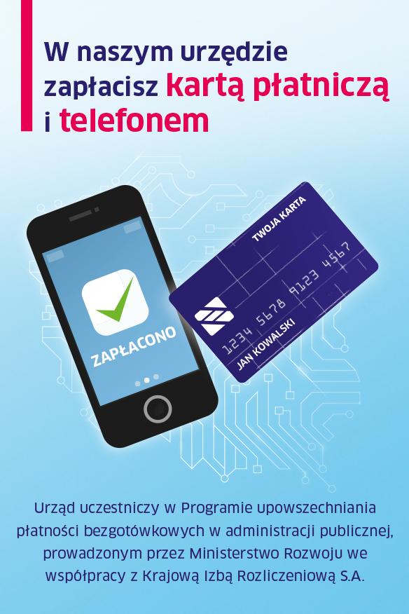 W Urzędzie zapłacisz kartą lub telefonem