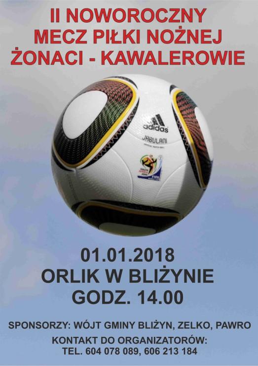 Noworoczny mecz w Bliżynie