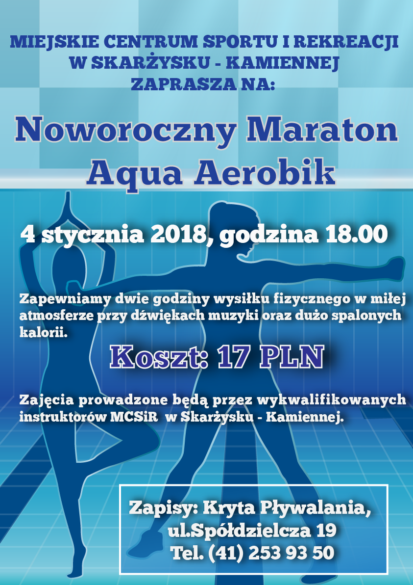 Noworoczny, wodny maraton