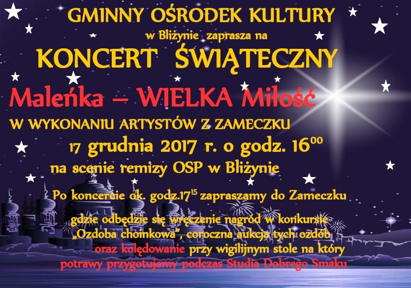 Będą kolędować w Bliżynie