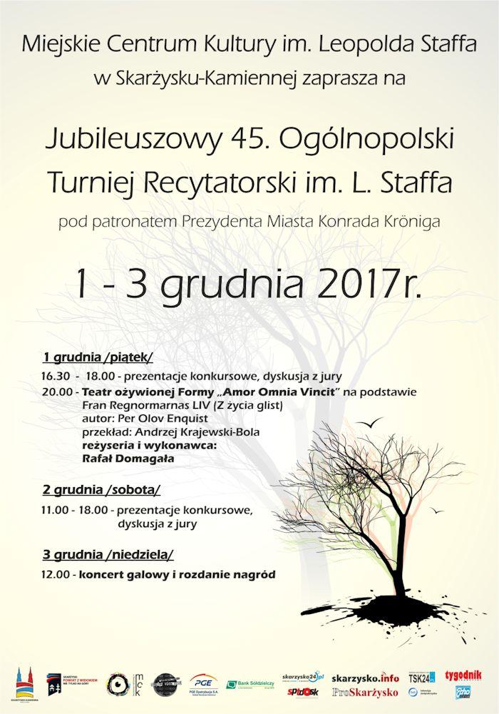 Będą recytować Staffa