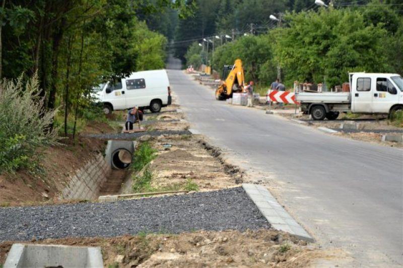 Przebudowa drogi zgodnie z planem