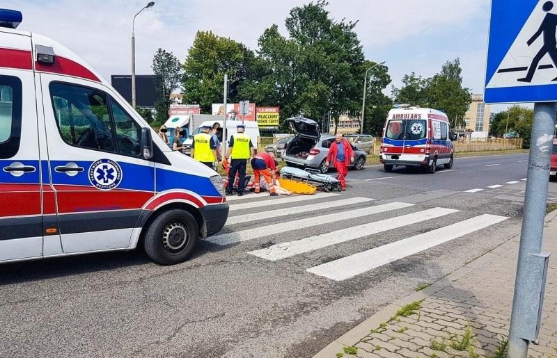 Potrącenie pieszej