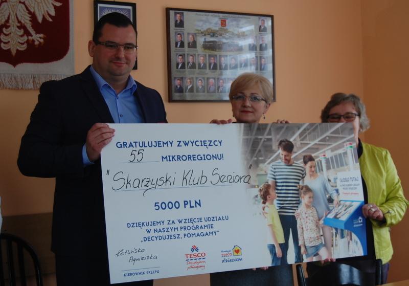 5.000 zł dla Klubu Seniora!