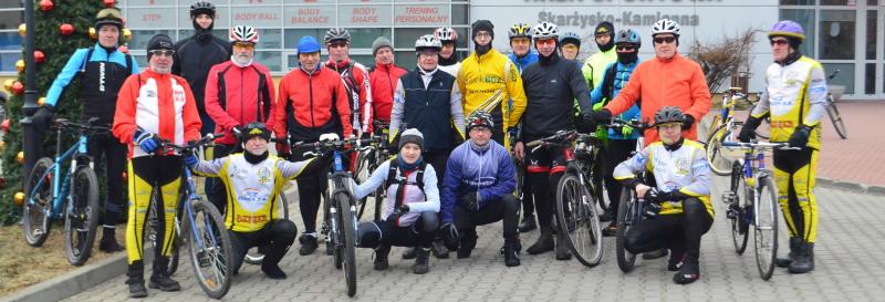 Pierwszy trening cyklistów STC