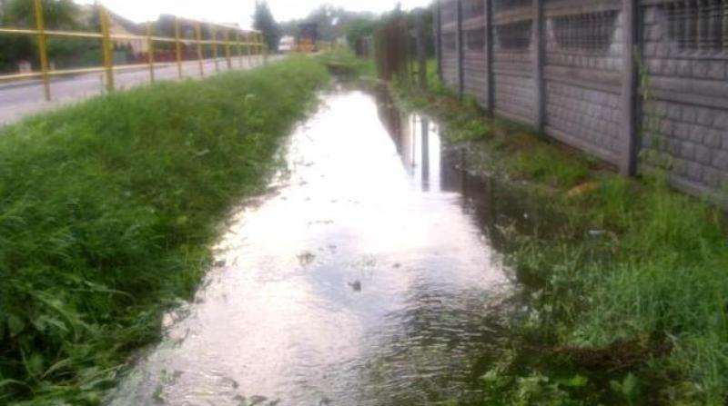 Nikt nie chce udrożnić rowu, woda zalewa posesje