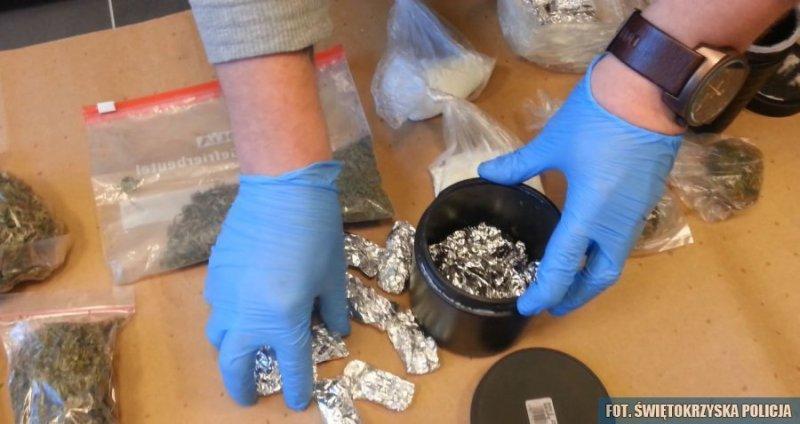Zabezpieczona marihuana i amfetamina