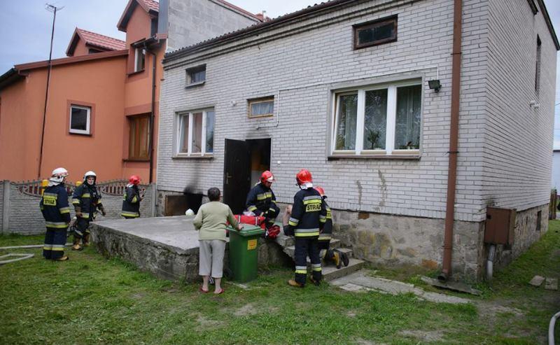Pożar piwnicy przy ulicy Książęcej