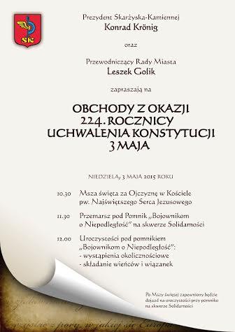 Majowe uroczystości w mieście