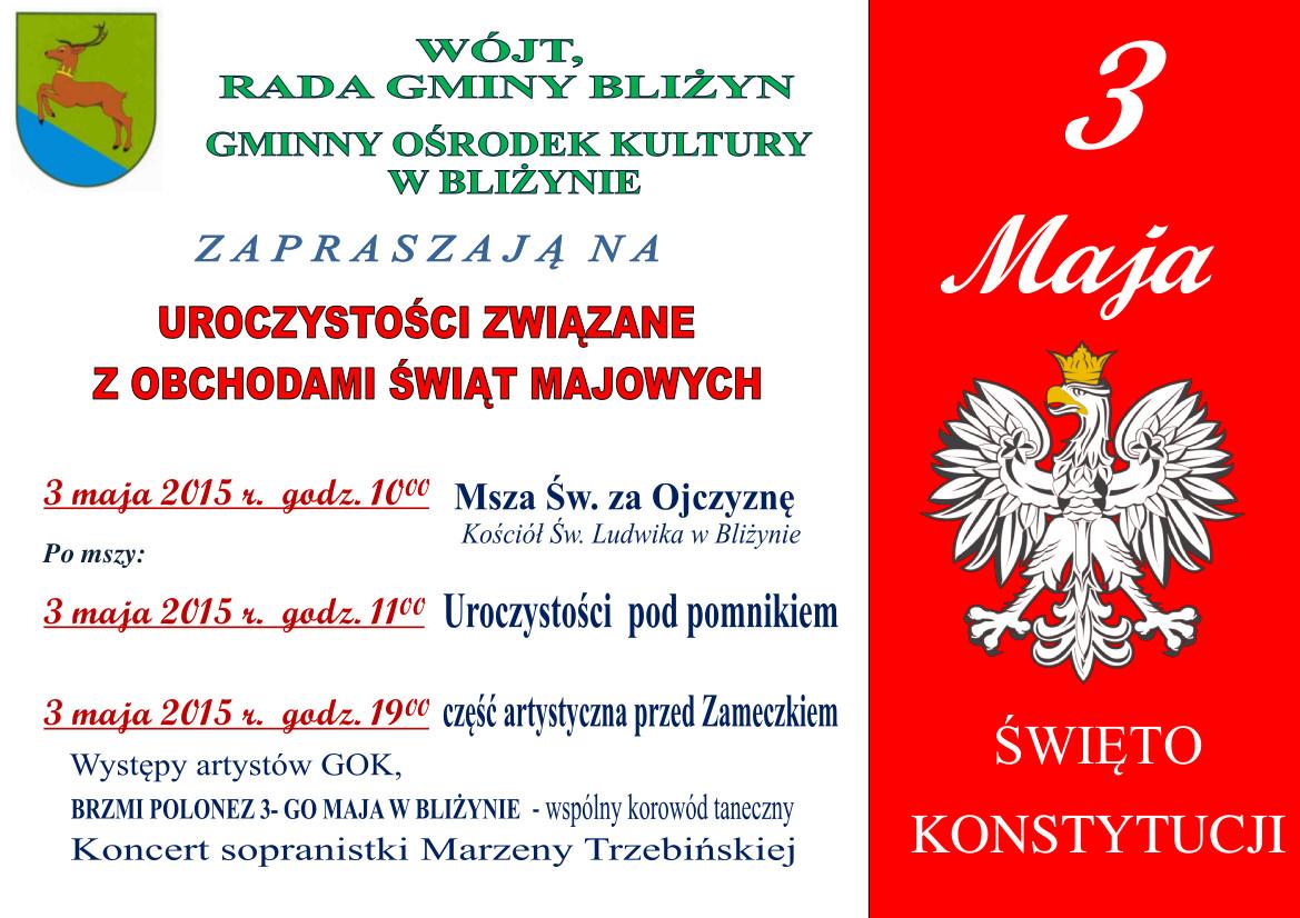 3 maja w Bliżynie
