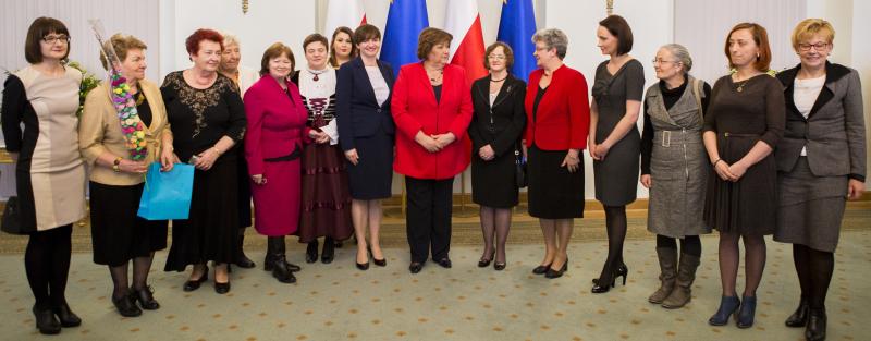 Artystka z Bliżyna w Pałacu Prezydenckim