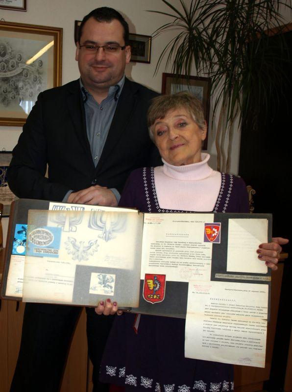 Autorka herbu u Prezydenta