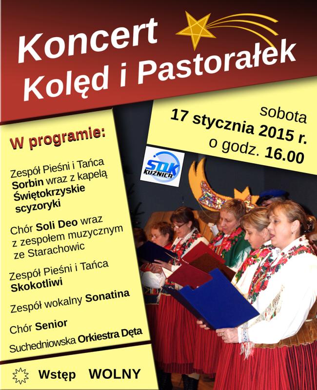 Koncert Kolęd i Pastorałek